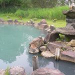 【屈斜路湖 池の湯温泉 露天風呂】冬は白鳥の温泉