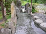 【しらかば平 神宝の足湯】ロープウェイに乗る合間に足湯