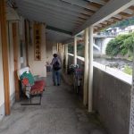 【大湯温泉 荒瀬共同浴場】浴槽から気泡が出てくる