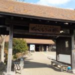 【こんだ薬師温泉 ぬくもりの郷】地元丹波焼と丹波石の浴室