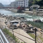大分県日田市【天ヶ瀬温泉 神田湯】河原にある混浴の露天風呂